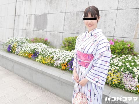 人妻釜子调教 〜与浴衣相配的童颜少妻〜 菊田夏生 pacopacomama_032021_449